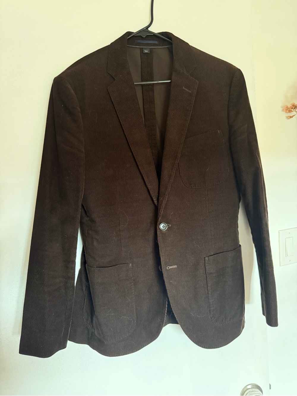 J. Crew Dark Brown Corduroy Sport Coat